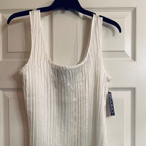 Satin Sleeveless Dress Tank Top